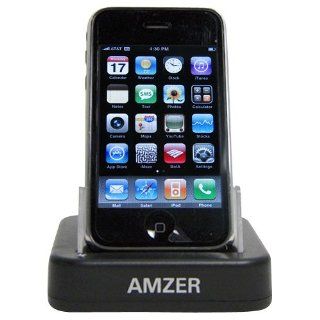 Amzer Desktop Cradle for Apple iPhone 3G/3GS   Black Cell Phones & Accessories