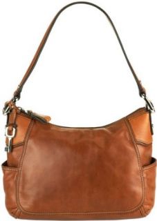 Fossil Handbag   Claudia Rain Top Zip (Color Cognac) Clothing