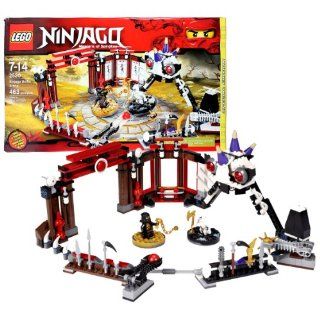 Lego Year 2011 Ninjago Masters of Spinjitzu Series Special Edition Set # 2520   NINJAGO BATTLE ARENA with Cole in Dragon Suit and Bonezai Minifigure, 14 Weapons, 2 Character Cards and 8 Battle Cards (Total Pieces 463) Toys & Games