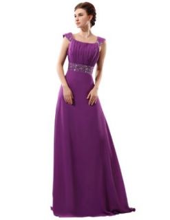 sold Grand A Line Scoop Beading Floor Length Evening Dresses