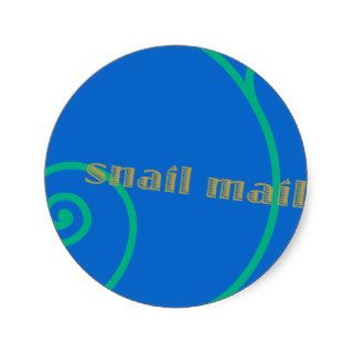 Blueberry Snail Mail Stickers