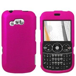 Fits LG 900G Hard Plastic Snap on Cover Rose Pink (Rubberized) Pre Paid Cell Phones & Accessories