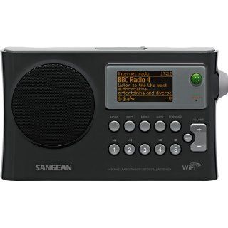 Sangean WFR 28 Rechargeable Portable WiFi Internet Radio Black  Players & Accessories