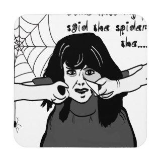 Come into my parlour Spider BabyDrink Coaster