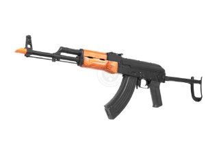 465 FPS CYMA CM048S AK47 AKMS Airsoft AEG Rifle   Metal/Real Wood  Sports & Outdoors