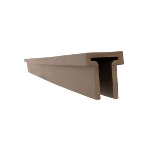 Trex Seclusions 4 in. x 5 in. x 91 in. Wood Composite Saddle Top Rail SD050491LF52