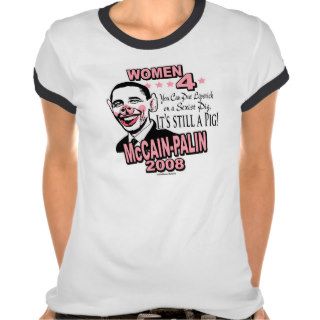 Obama Sexist Pig Gear T Shirt