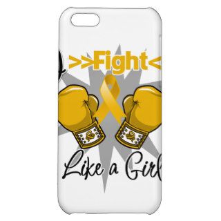 Appendix Cancer I Fight Like a Girl With Gloves iPhone 5C Covers