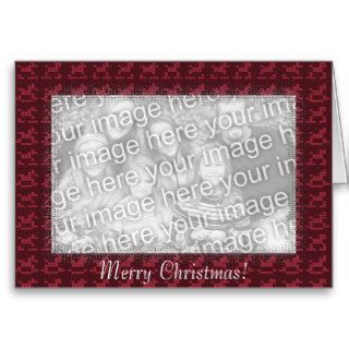 Card Template   Christmas Mosaic Design