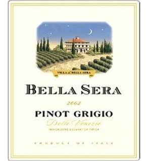 Bella Sera Pinot Grigio Venezie Igt 187ML Wine