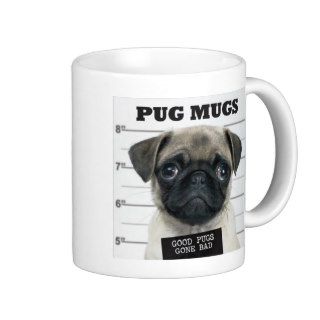 pug bad coffee mug
