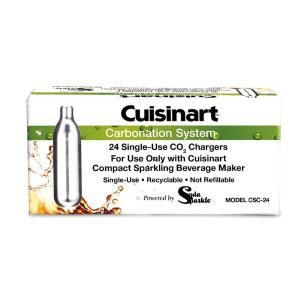 Cuisinart Recyclable CO2 Charger for Sparkling Beverage Maker (24 Pack) CSC 24