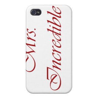 Mrs. Incredible Covers For iPhone 4
