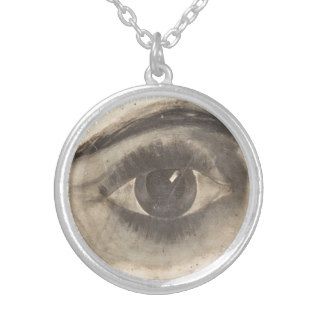Eye C U Eyeball Odd Vintage Necklace Charm