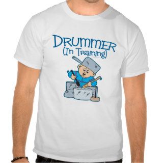 Cute Musician Drummer In Training Tee Shirt