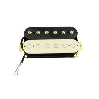 Musiclily of Zebra Cream/Black Electric Guitar Pickups Bridge Neck Pickup   Set of 1 Musical Instruments