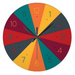 Color Wheel Creative Fun Wall Clock