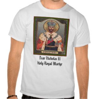 Tsar Nicholas II, Tsar Nicholas II Holy Royal Mart Tees