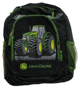 John Deere Black 16 inch Backpack FTK244K Clothing