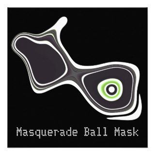 masquerade ball mask personalized invite