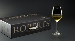 ROBERTS Supertaster Series No.1 470 ml Chardonnay   Gift Set of 4 White Wine Glasses Kitchen & Dining