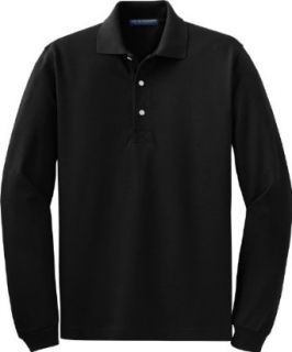 Port Authority Signature   Rapid Dry Long Sleeve Polo Sport Shirt. K455LS Clothing