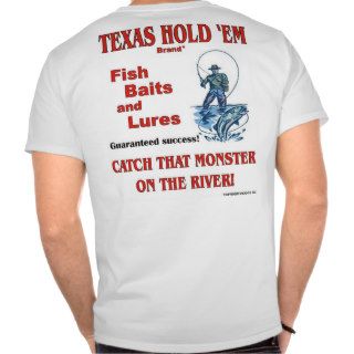 Poker Texas Hold 'Em Fish T Tee Shirt