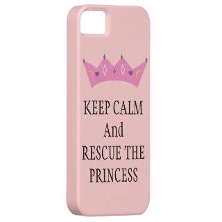 Keep Calm and Rescue the Princess iPhone 5 Case