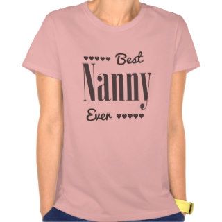 Best Nanny Ever Shirt