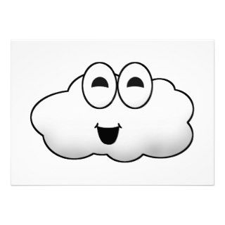 Cute Cartoon Cloud Custom Announcements