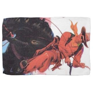 COuNTRY LiFE WeSTErN CoWBOY Hand Towel