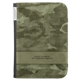Camo Pattern Personalized Military or Hunting Kindle Covers