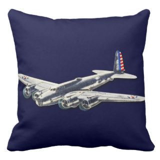 Vintage WWII US Aircraft Pillows