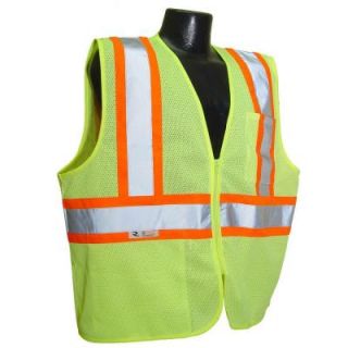 Radians Fire Retardant with Contrast green Mesh Large Safety Vest SV225 2ZGM L