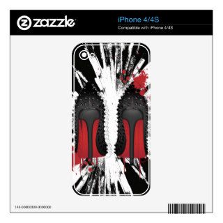 LOUBOUTIN explsion Skin Decal For iPhone 4