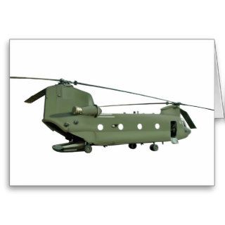Chinook Helicopter Greeting Cards