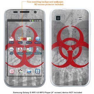 Protective Decal Skin Sticke for Samsung Galaxy S WIFI Player 4.0 Media player case cover GLXYsPLYER_4 473 Cell Phones & Accessories