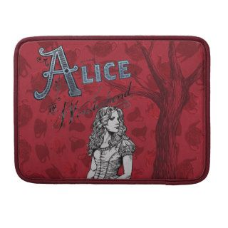Alice in Wonderland   Tim Burton Sleeves For MacBook Pro