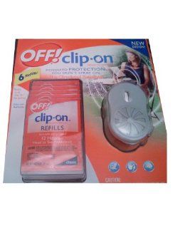 Off Clip on Mosquito Repellent & 6 Refills  Patio, Lawn & Garden