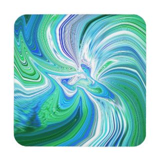 Sky Angel Abstract Digital ART Coasters