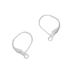 Beadaholique Silverplated Leverback Earring Findings (Pack of 100) Beadaholique Jewelry Findings