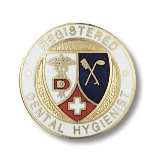 Prestige Medical Emblem Pin, Dental Hygienist, Registered Health & Personal Care