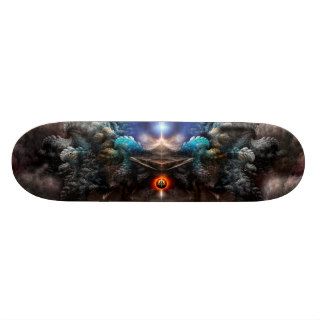 Tyvilian7 Fractal Art Skateboard Deck