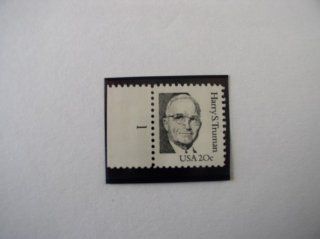 Single 1984 20 Cents US Postage Stamp, S# 1862, Harry Truman 