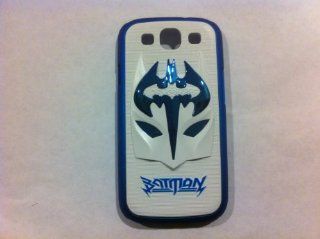 WHITE BLUE Batman 3D Hard Back Case Cover for Samsung Galaxy S3. i9300 Cell Phones & Accessories
