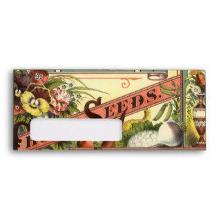 Vintage Vick's Choice Seeds Packet Label Art Envelopes