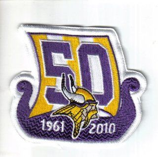 MINNESOTA VIKINGS 50TH ANNIVERSARY PATCH  Sports Related Collectibles  Sports & Outdoors