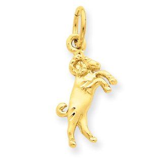 14k Aries Zodiac Charm Jewelry