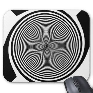 Hypnotic Spiral Mouse Pad
