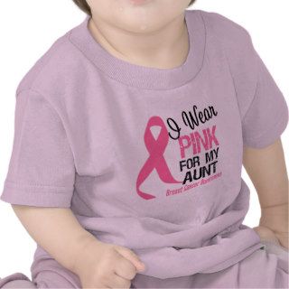 I Wear Pink For My Aunt T shirts
